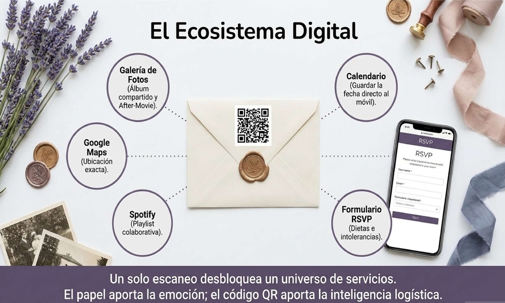 Invitaciones digitales para bodas: RSVP automático y gestión sin estrés